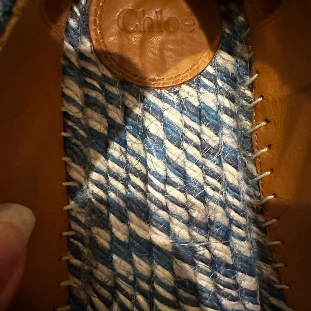 Chloe chic Blue Espadrilles